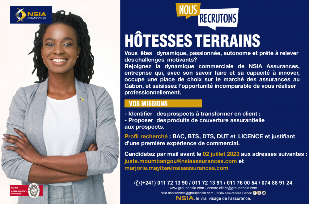 Hôtesses terrains - NSIA Assurances Gabon